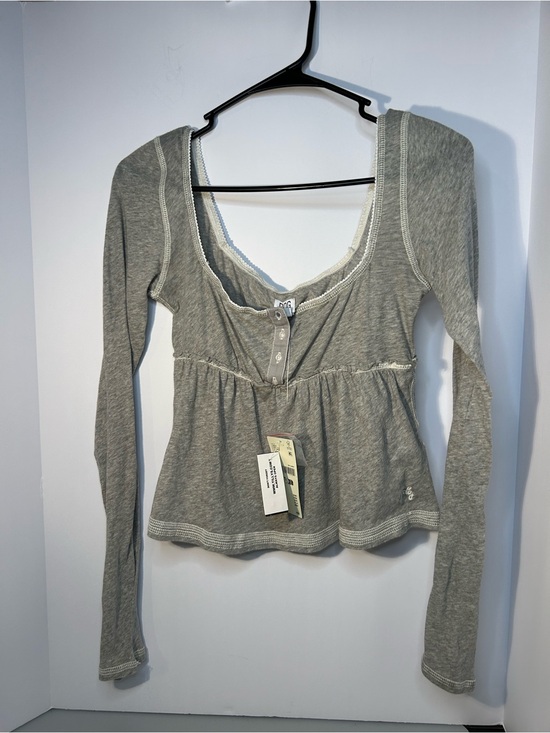 BDG Tops - Brand new long sleeve grey
BDG Urban Outfitters Brittney baby doll top
